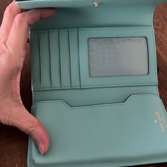 Kate Spade Tiffany Blue Wristlet - Picture 3 of 5